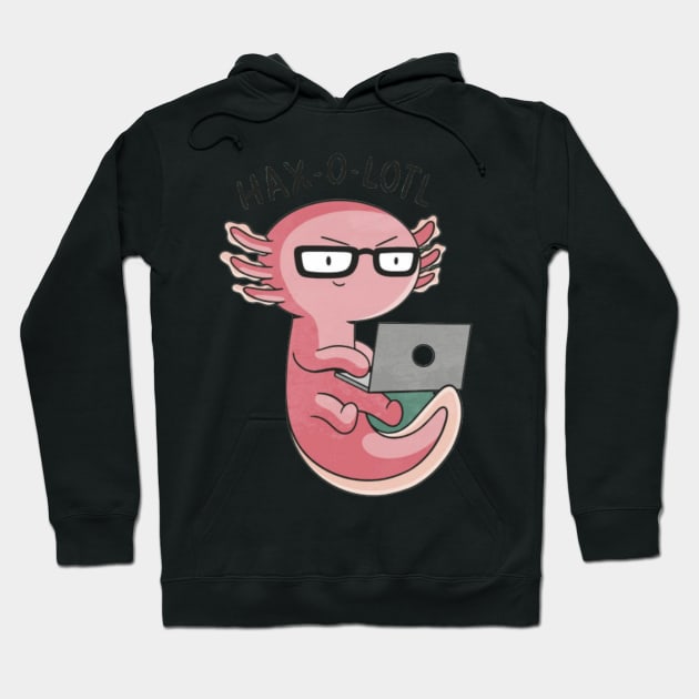 Axolotl Hoodie by Digital-Zoo